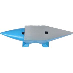 findmall 66Lbs Double Angle Steel Anvil Large Countertop and Stable Base High Hardness Rugged Cast Steel Anvil for Straightening, Hammering, and Shaping Workpieces