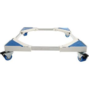 1set Washing Machine and Fridge Stand Locking Wheels for Easy Maneuverability and Heavy Load Transport