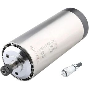 Spindle GDF-80F-1.5KW CNC Air-Cooled Spindle ER11 Chuck Spindle Motor 220V/380V 24000RPM 400HZ For Woodworking Engraving Milling Tools(1.5kw 380V,ER11)