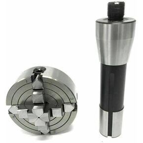 4 Jaw Independent 2"50Mm Chuck With R8 Shank Arbor 7/16"X20 Unf Thread 14X1-Amz465