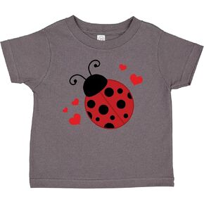 inktastic Lady Bug and Hearts Toddler T-Shirt