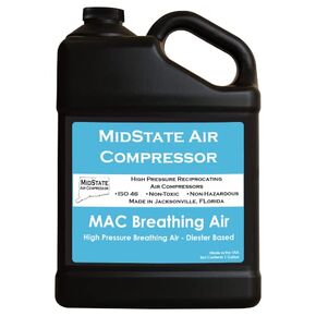 Breathing Oil for Compressors, Reciprocating Air Compressor Lubricant - Safe for Scuba, SCBA, Medical Use