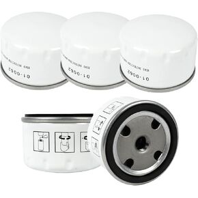 5 Pack Short Oil Filters for Quincy Compressors Metal Housing Made In USA for OEM 2023400101