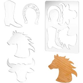 PH PandaHall Router Template for Woodworking, Honeycomb Router Jig Templates Clear Acrylic Bee Inlay Templates 3 in1 Craft Templates Router Stencils for Wooden Projects Handmade Crafts Making