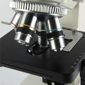 XP804 Trinocular Biological Microscope with 5M CMOS Eyepiece Camera for Students and Professionals