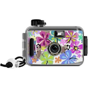 Reusable Film Camera 35mm Reloadable Waterproof Film Camera, One time Imaging, Waterproof Retro Style, Focus Free, Light Weight, Easy to Use (Without Film, H)