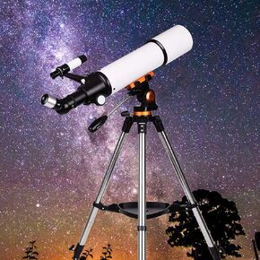 Scope,80MM Large Objective Lens,s for Adults Astronomy, with Carry Bag and Tripod for Kids Beginner