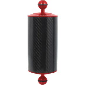 BGNing Carbon Fiber Double Ball Head Hollow Design Float Buoyancy Arm 5/8/10inch Diving Photography Camera D80mm (8inch)