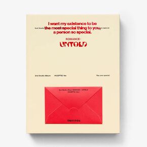 ENHYPEN : Romance Untold 2nd Full Album (Inceptio Version) CD-R+Photobook+Photocard A+Photocard B+Poster+Sticker+Postcard+Letter+Paper Rings+Album Logo Sticker