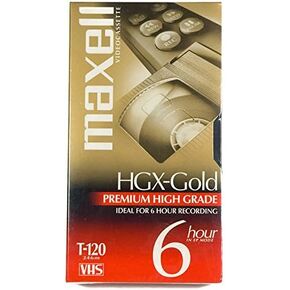 Maxell 224935 Premium High Grade VHS Video Tapes (6 ساعات 3 PK)