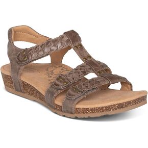 Aetrex Women's Reese Orthopedic Gladiator Sandals for Women - Adjustable Womens Sandals with Removable Center Strap
