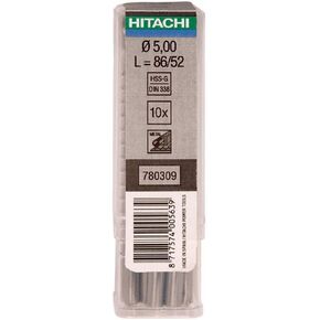 Hitachi – 780403 Drill Bit for Metal hss-din 338 Multipack 5 You 12.8 x 151 mm Long Util 101 mm