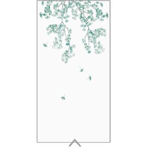 Window Clings Window Privacy Film Plant Decorative Window Film Window Stickers Privacy Glass Film Glass Anti-Ultraviolet Window Stickers Privacy Window Film(B,70 * 120 cm)