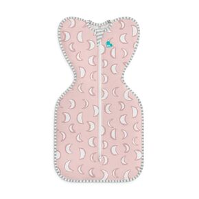 Love to Dream Swaddle UP, Sleep Sack 0-3 months, Self-Soothing, Improves Sleep, Snug Fit Helps Calm Startle Reflex, Baby Essentials must haves Newborn, 1.0 TOG, 5-8.5 lbs, Eclipse Pink