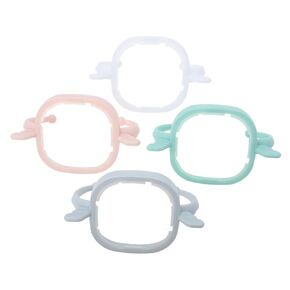 Kisangel 4pcs Bottle Handle Replacement Feeding Bottle Grip for Independent Drinking Handles for Transitioning