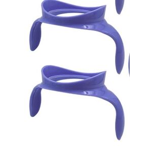 Bottle Handles Compatible with Lansinoh,Ergonomic BPA-Free Bottle Handles Only Compatible with Lansinoh 5oz and 8oz for Easy Feeding,4 Packs,Purple