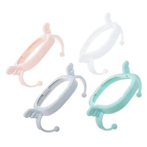 Vaguelly 4pcs Replacement Bottle Handle Comfortable Grip for Sippy Cups Easy Installation Promotes Safe Drinking and Independent Use Includes Options