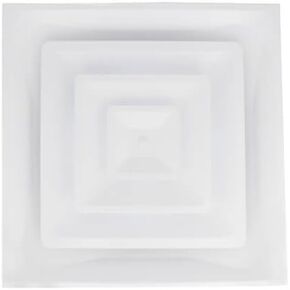 Replacement for DF4W-6 T-Bar 3-Cone Fixed Pattern Diffuser w/ 6" Collar