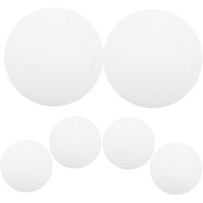 Healifty 6Pcs Downlight Diffuser Replacement for Soft Light Filtering Sturdy Lampshade Covers Easy to Install Lighting Accessories for Recessed Fixtures