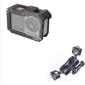 SmallRig Action 5 Pro Action 4 Action 3 Camera Cage for DJI+Articulating Magic Arm