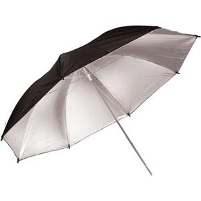 36" Studio Umbrella - Black/Silver