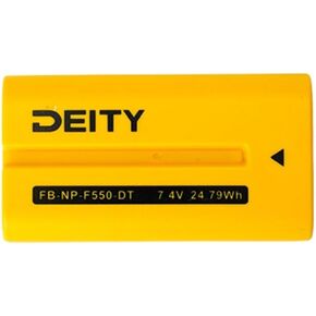 Deity NP-F550 Rechargeable Battery with Over Charge and Short Circuit Protection, and Durable Construction (Yellow)