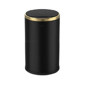12L Automatic Induction Smart Trash Can with Lid, Stainless Steel Household Garbage Can, Silent and Touchless for Kitchen, Bathroom, and Office(White)