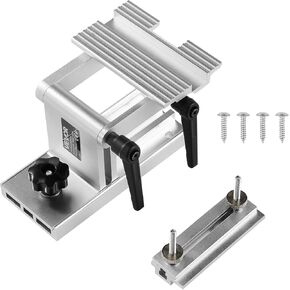VEVOR Bench Grinder Tool Rest, Adjustable Replacement Tool Rest Sharpening Jig for 6" or 8" Bench Grinder - with Flat Miter Slide for 0-2.5 inch Wide Blades and Chisels