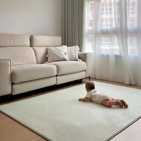 LEIF Regular Baby Play Mat for Infants, Toddlers & Kids (79" x 55" x 0.6") | Cushioned for Play and Tummy Time | Boy & Girl Nursery Mat