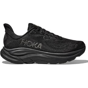 Hoka Women's Clifton 10 Sneaker, Black/Black, 9.5