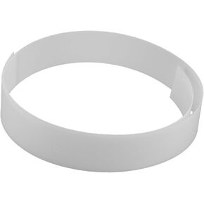 PRETYZOOM LED Light Diffuser Panel Thick Flexible Cover for Balanced Illumination Stylish Semi Transparent Design for LED Strip Lighting Bedroom and Office