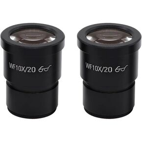 1 زوج من WF 10x/20x العيون مجهر استريو ثلاثي الأبعاد WF10X/20MM حقل عريض 30 مم حجم التثبيت