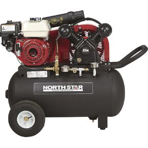 NorthStar Portable Gas-Powered Air Compressor 20-Gal Hor Tank 13.7 CFM @ 90 PSI
