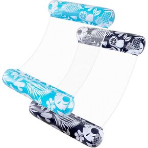 Pool Floats - 2 Pack Pool Floats Adult Size 4-in-1 Pool Floaties Hammock, Swimming Pool Water Hammock Lounge, Thick PVC Material in Kuwait