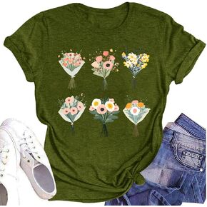 Womens Summer Tops Outfits for Women Clothes Tshirts Shirts Corset Top Casual Mama Tshirt Gym Shirts Woman Short
