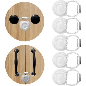 Cabinet Locks Baby Proofing, Childproof Cabinet Locks, Cabinet Baby Locks, Safety Cabinet Locks No Drill Required No Screws Required No Magnets Required No Tools Required (5pcs) White