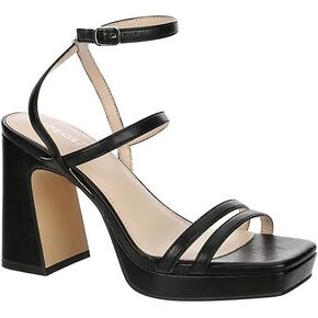 Limelight Gio - Women's Open Square Toe Strappy Platform Heeled Sandal