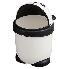 CARON GARBAGE CAN STRASH CAM PANDA TINY TRASH BIN للأطفال الصغار