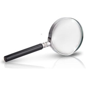 JSEIAJB Reading Newspaper Reading Learning Elderly Home Reading Book Handheld Magnifying Glass Portable