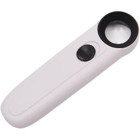 JSEIAJB Handheld Magnifying Glass with LED Light 40x Acrylic Lens