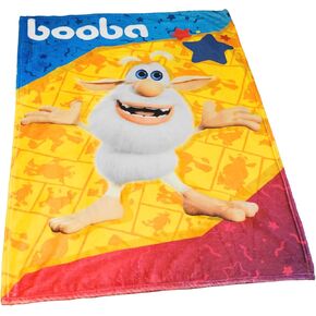 Booba Cuddle Blanket 150x100 cm – Soft & Breathable, 3D Printed, Skin-Friendly & Easy to Care for, with Double-Stitched Seams, Durable & Hard-Wearing – Official Product from Cartoon Series