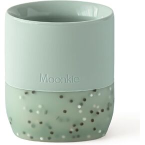 Moonkie Baby Training & Sippy Cup Set | 4 Months+ | Baby-Led Weaning Essential | Gift (Mint Cup Set, 2 Pack)