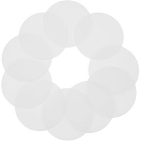 ABOOFAN 20pcs LED Downlight Diffuser Plates Round Light Covers for Enhanced Brightness and Eye Comfort Apartments Studios Shops and Home Decor