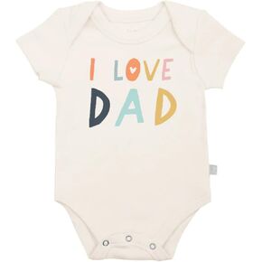 Finn + Emma Organic Cotton Graphic Baby Onesie - Gender Neutral Bodysuits for Babies 0-12 Months in Multiple Sizes and Styles