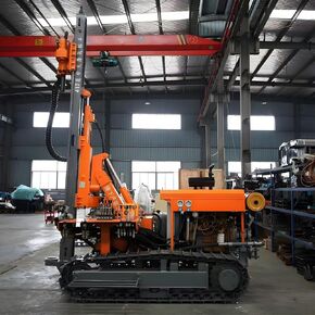 Portable Crawler DTH Drilling Rig, Durable Rock Drilling Rig for Mining, Hard Rock and Quarry Operations