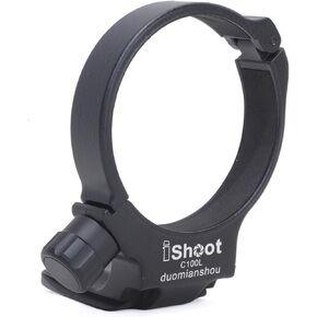 Tripod Mount Ring, Metal Lens Collar with ARCA Quick Release Plate for Canon EF 100mm f/2.8L Macro is USM Lens, Replace Tripod Mount Ring D, Compatible with Tripod Ball Head of Arca-Swiss Type
