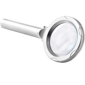 JSEIAJB Hand-held Magnifying Glass with LED Rechargeable