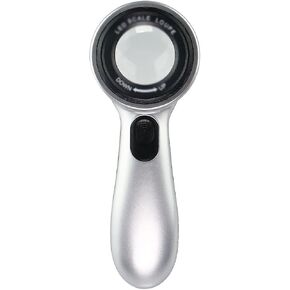 JSEIAJB Intelligent Charging LED Handheld High-Power Magnifying Glass