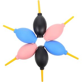 6Pcs Camera Lens Cleaning Tools Blower for Eyelash Extensions Keyboards and Precision Instruments Lightweight TPE Dust Cleaner for Lenses and Screens