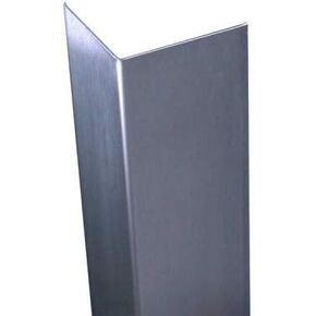 Stainless Steel Corner Guard, 1.5" X 1.5" X 48", No Wings